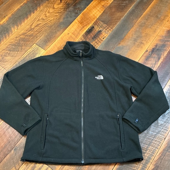 The North Face WindWall Fleece Jacket Men’s XL | Black Full Zip Outdoor Layer - Picture 1 of 13